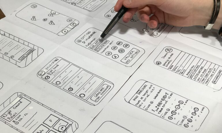 sketchbook bilder für mobile webdesign
